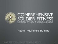 Master Resilience Training - 9Line LLC