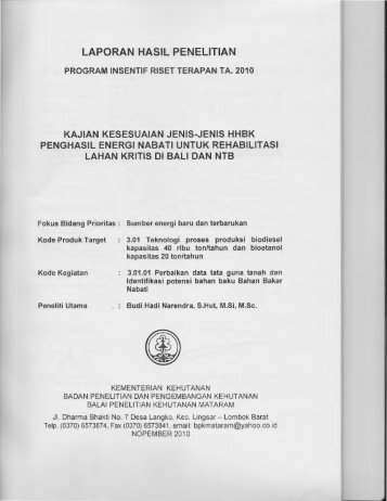 LAPORAN HASIL PENELITIAN - KM Ristek