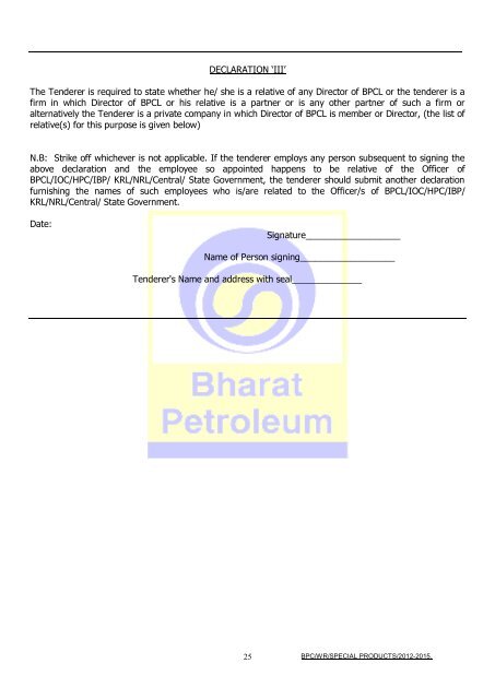 T000003586_FileName1_SPECIAL PRODUCT ... - Bharat Petroleum