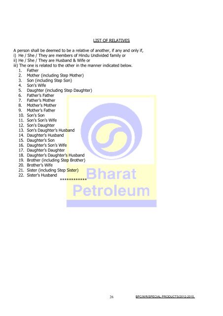 T000003586_FileName1_SPECIAL PRODUCT ... - Bharat Petroleum