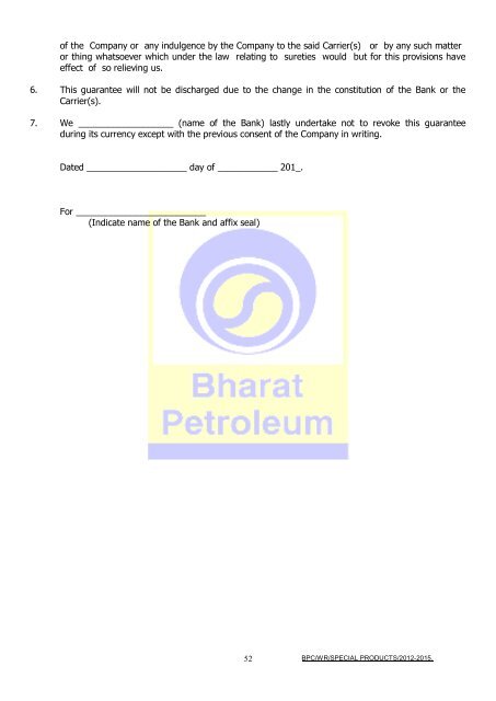 T000003586_FileName1_SPECIAL PRODUCT ... - Bharat Petroleum