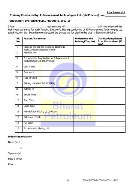 T000003586_FileName1_SPECIAL PRODUCT ... - Bharat Petroleum