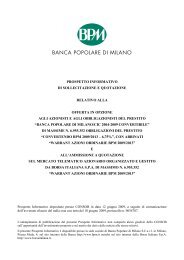 Banca Popolare di Milano 