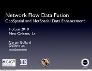 Network Flow Data Fusion - Cert