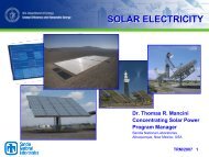 Concentrating Solar Power