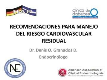 recomendaciones para manejo del riesgo cardiovascular residual