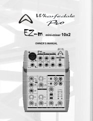 EZ-M 10X2 Manual - Wharfedale Pro