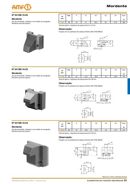 ElEmEntos dE fixaÃ§Ã£o mEcÃ¢nicos - STOCKFER