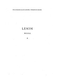 Lenin Werke Band 6 - Red Channel