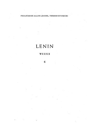 Lenin Werke Band 6 - Red Channel