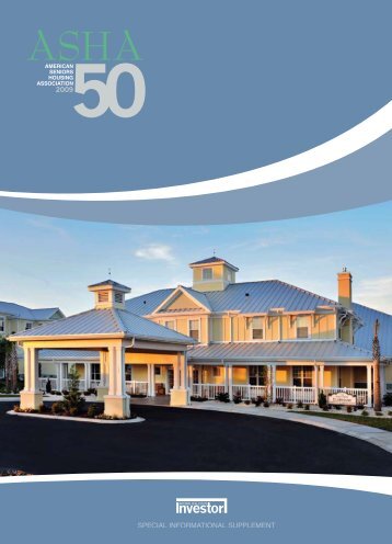 2009 ASHA 50 Report - American Seniors Housing Association