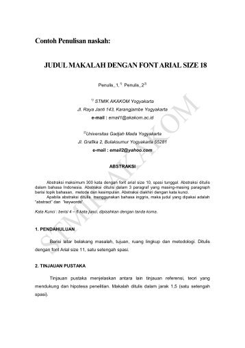 Download Petunjuk Penulisan