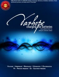 Varhope charging the batteries