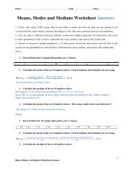 MMM Worksheet Answer Key (pdf) - Teach Engineering