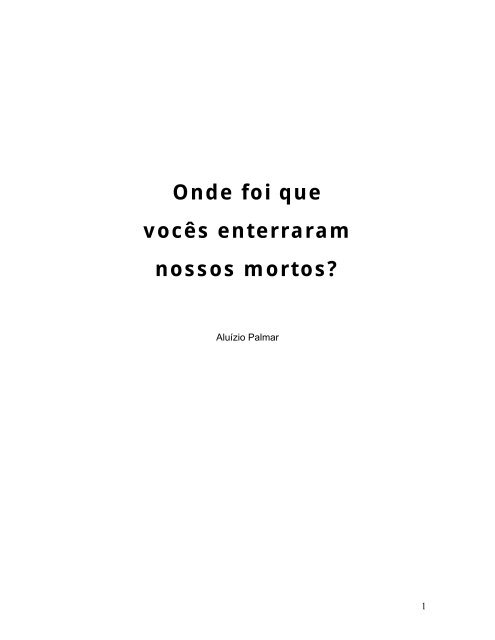 Onde foi que - Diversitas