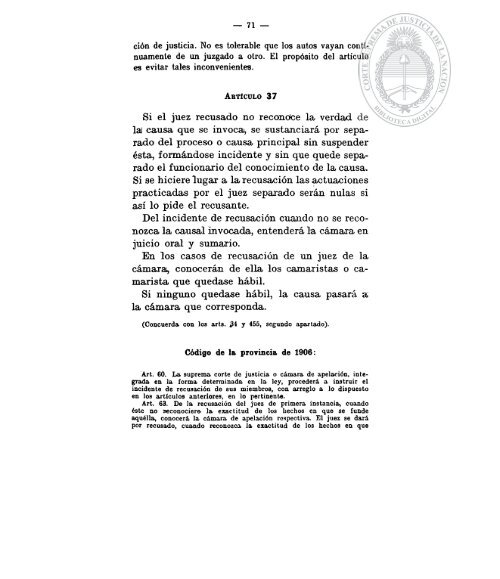 cÃ³digo de procedimiento - Biblioteca Digital