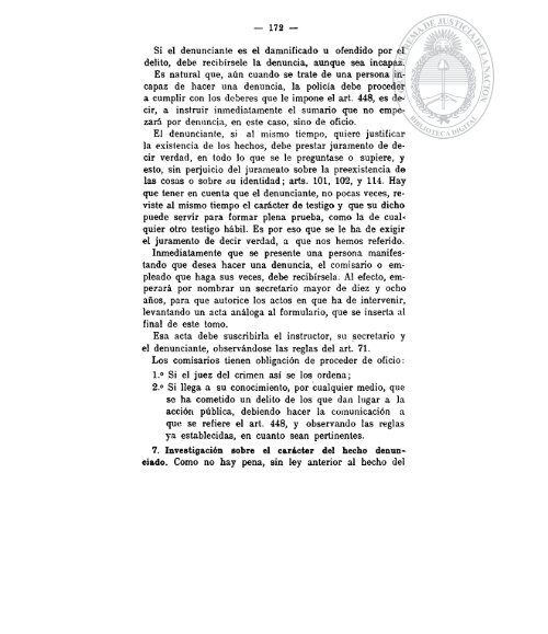 cÃ³digo de procedimiento - Biblioteca Digital