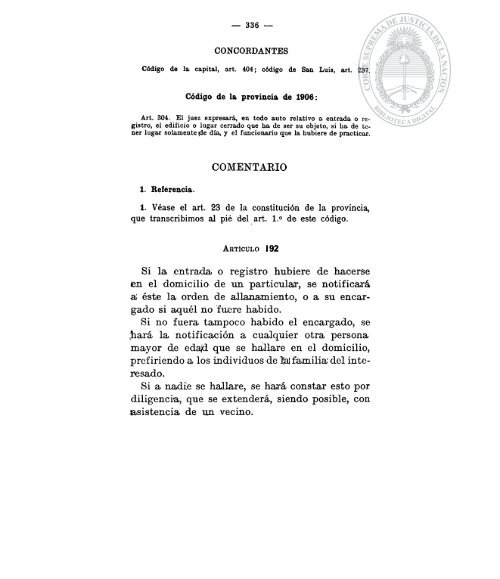 cÃ³digo de procedimiento - Biblioteca Digital