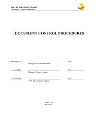 document control procedures - Dart