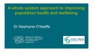 Dr Stephanie O'Keeffe - Health and Wellbeing - Department of ...