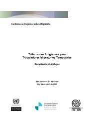 Taller sobre Programas para Trabajadores Migratorios Temporales