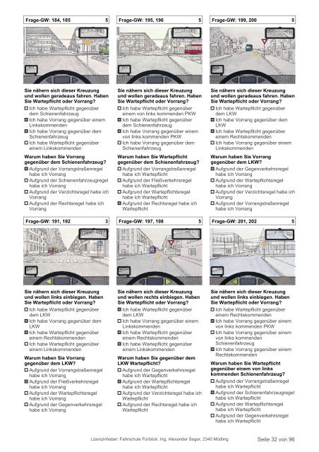 Prüfungsfragen Grundwissen, Stand 10. August 2013 - Fahrschule ...