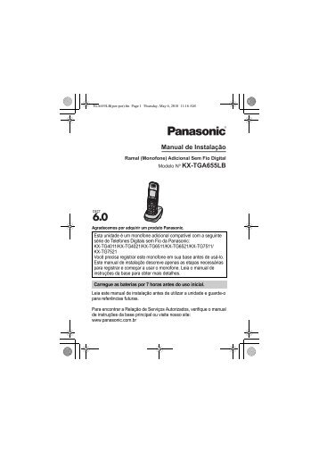 KX-TGA655LBB.pdf - Panasonic