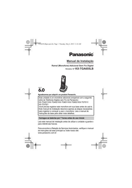 KX-TGA655LBB.pdf - Panasonic
