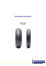 The Michelin Pilot Road 2