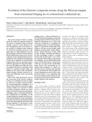 Evolution of the Guerrero composite terrane along the Mexican ...