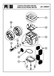 Download Piusi K600 Oil, Oval Gear Meter, Spares PDF - Oilybits.com