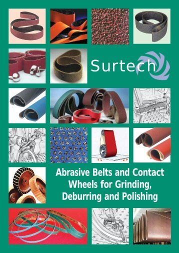 Abrasive Belts and Contact Wheels - Surtech