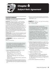 Chapter 6âSubject-Verb Agreement - AzarGrammar.com