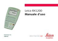 Leica RX1200 Manuale d'uso - Geoaxxis