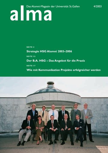 Der BA HSG – Das Angebot für die Praxis - HSG Alumni - Universität ...