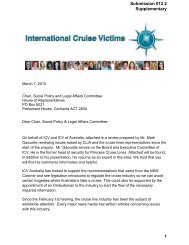 Comments and Recommendations Regarding Crime at Sea and ...