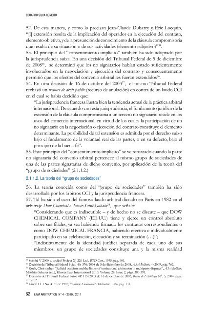 El artículo 14 de la nueva Ley Peruana de Arbitraje ... - lima arbitration