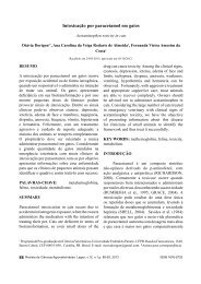 Intoxicação por paracetamol em gatos Acetaminophen toxicity in ...