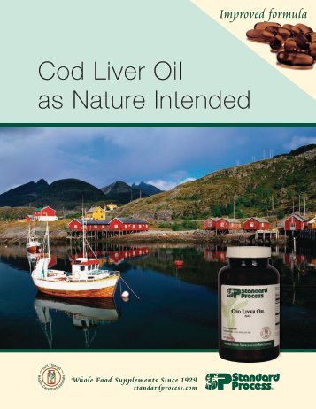 Cod Liver Oil Order Insert - Standard Process