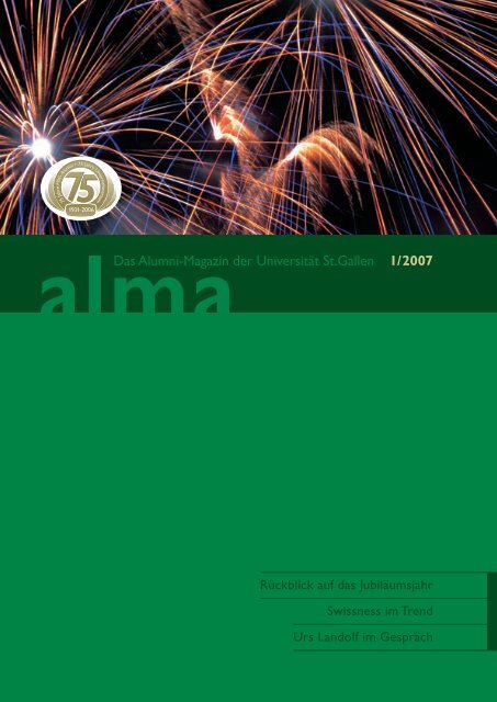 Das Alumni-Magazin der Universität St.Gallen 1/2007