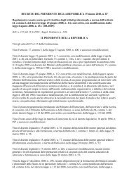 Decreto Presidente della Repubblica 15 marzo 2010, n. 87