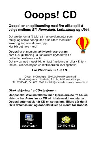 Ooops! CD - NorMedia AS