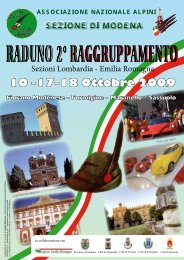 ASSOCIAZIONE NAZIONALE ALPINI - Sezione Modena