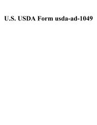 U.S. USDA Form usda-ad-1049