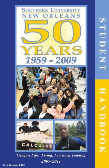 Student Handbook - Southern University New Orleans