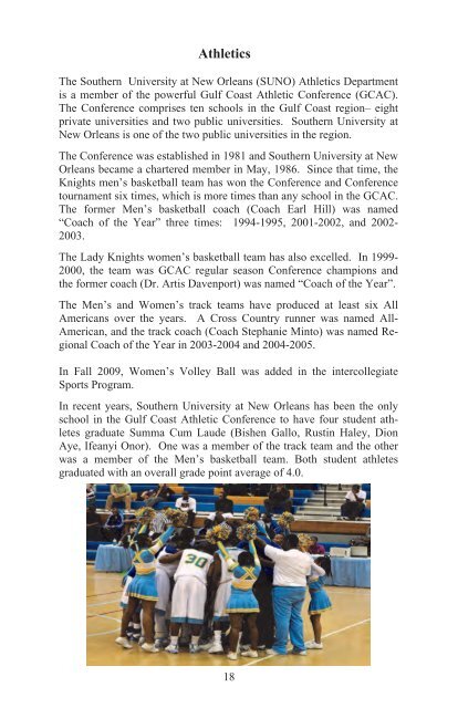 Student Handbook - Southern University New Orleans