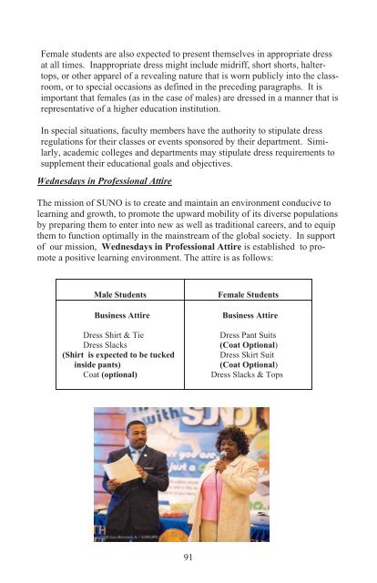 Student Handbook - Southern University New Orleans