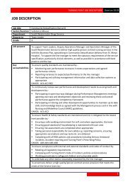 TP Job Description template