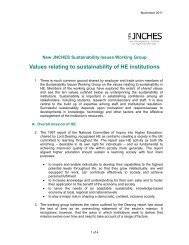 Values relating to sustainability of HE institutions - The Educational ...