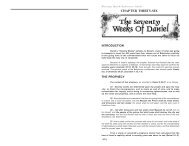 the seventy weeks of daniel - End Time Message